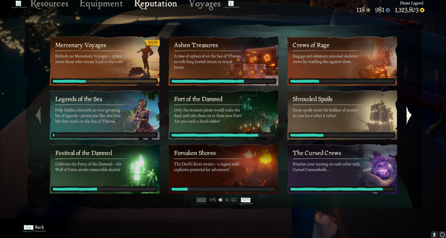 Selling Sea of Thieves Account Pirate Legend Athena 8 For sale