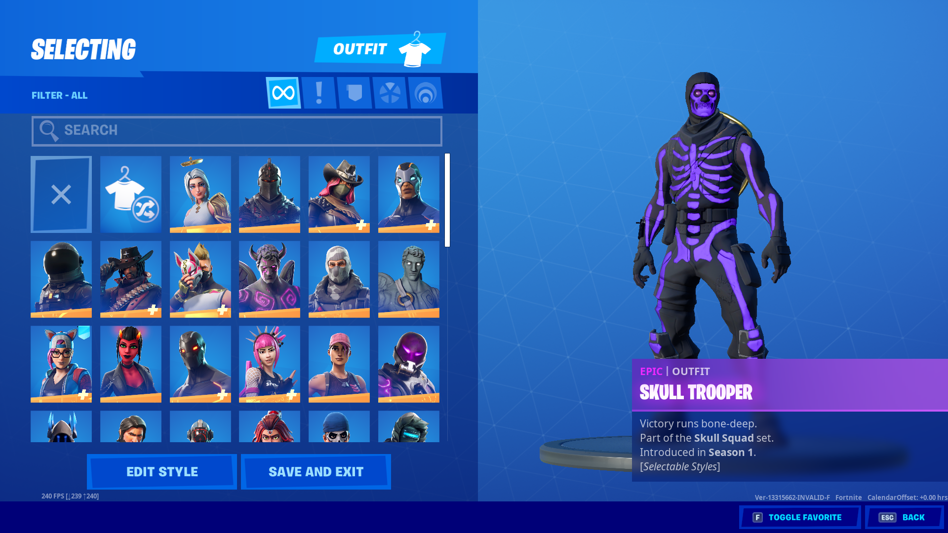 Selling OG Account (Season 2 skins & OG Skull trooper - Full access ...