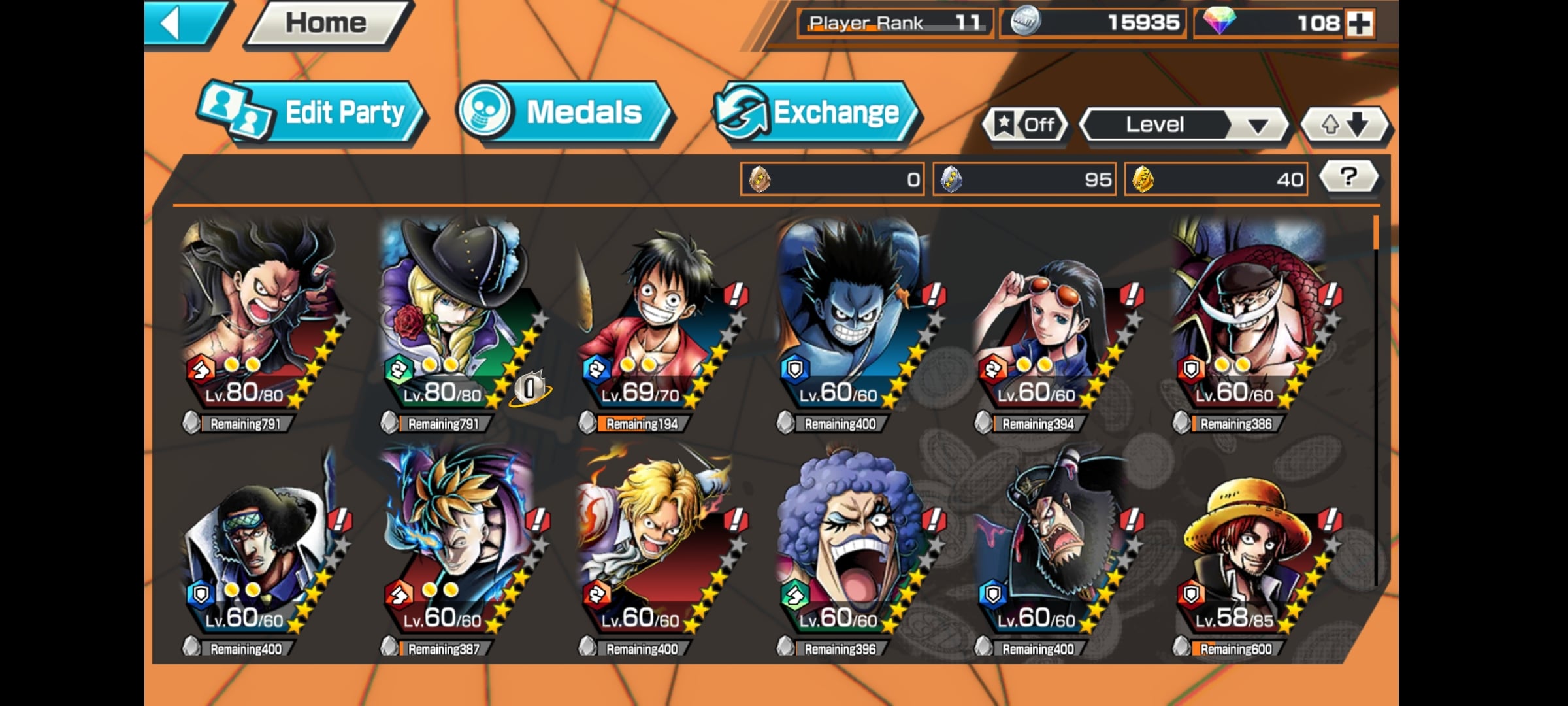 Selling Luffy Snakeman 5 And Cavendish 5 108 Diamonds Only 8 Usd Epicnpc Marketplace