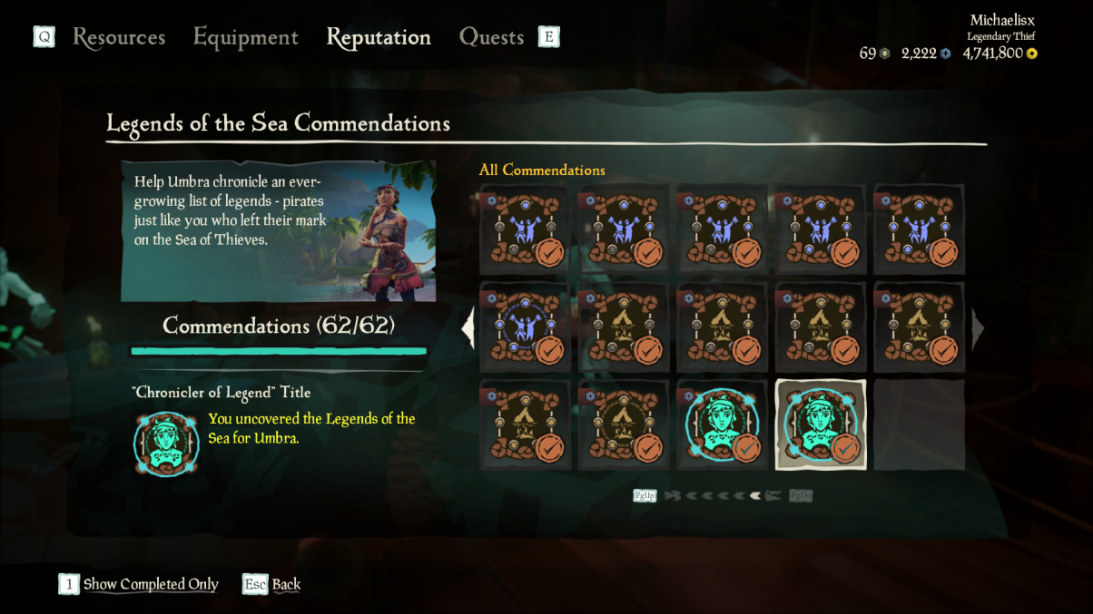 Selling Selling Sea Of Thieves Athena Fortune lvl.20 EpicNPC