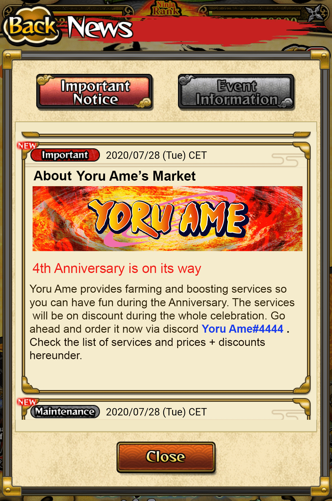 SOLD Blazing Farming and Boosting Service 4th anni discount EpicNPC