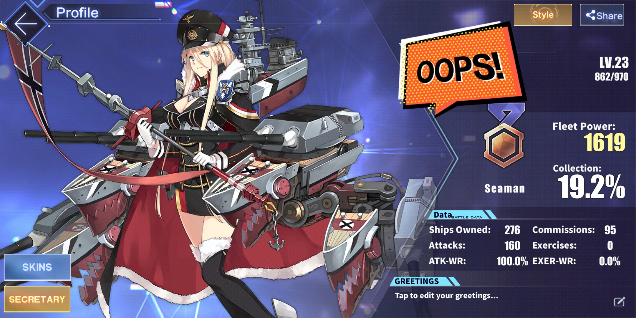 SOLD - [Cheap] Azur lane EN Avrora starter (Bismark,U-96) 2 rings, 1200 ...