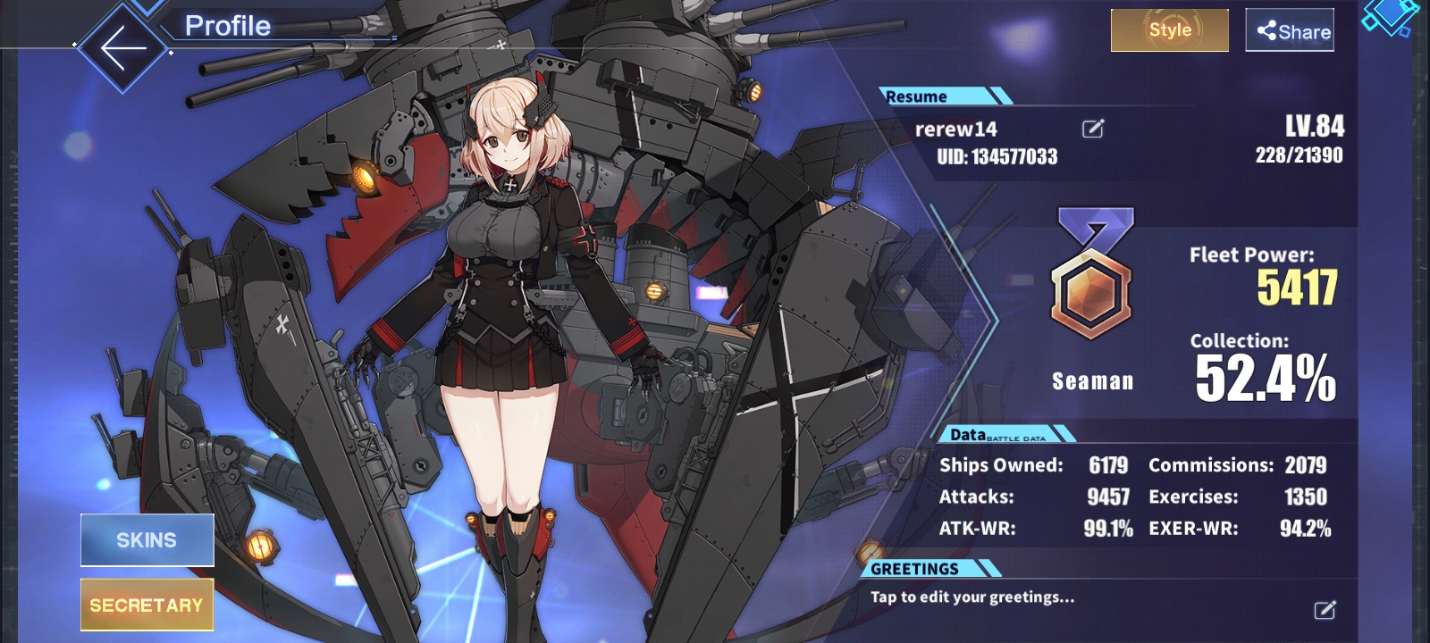 Selling azur lane server lexington | EpicNPC Marketplace