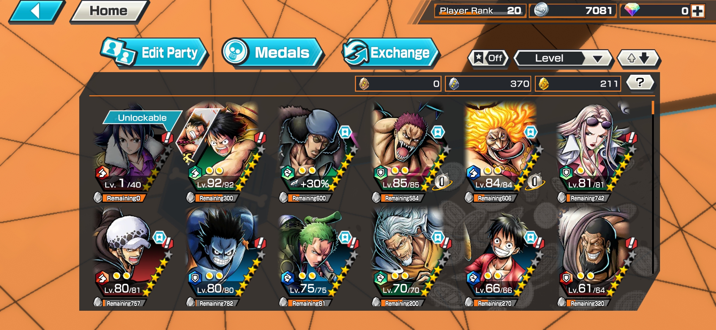 Selling Kuzan 85 Ex Bigmom 84 Katakuri 85 80 Epicnpc Marketplace