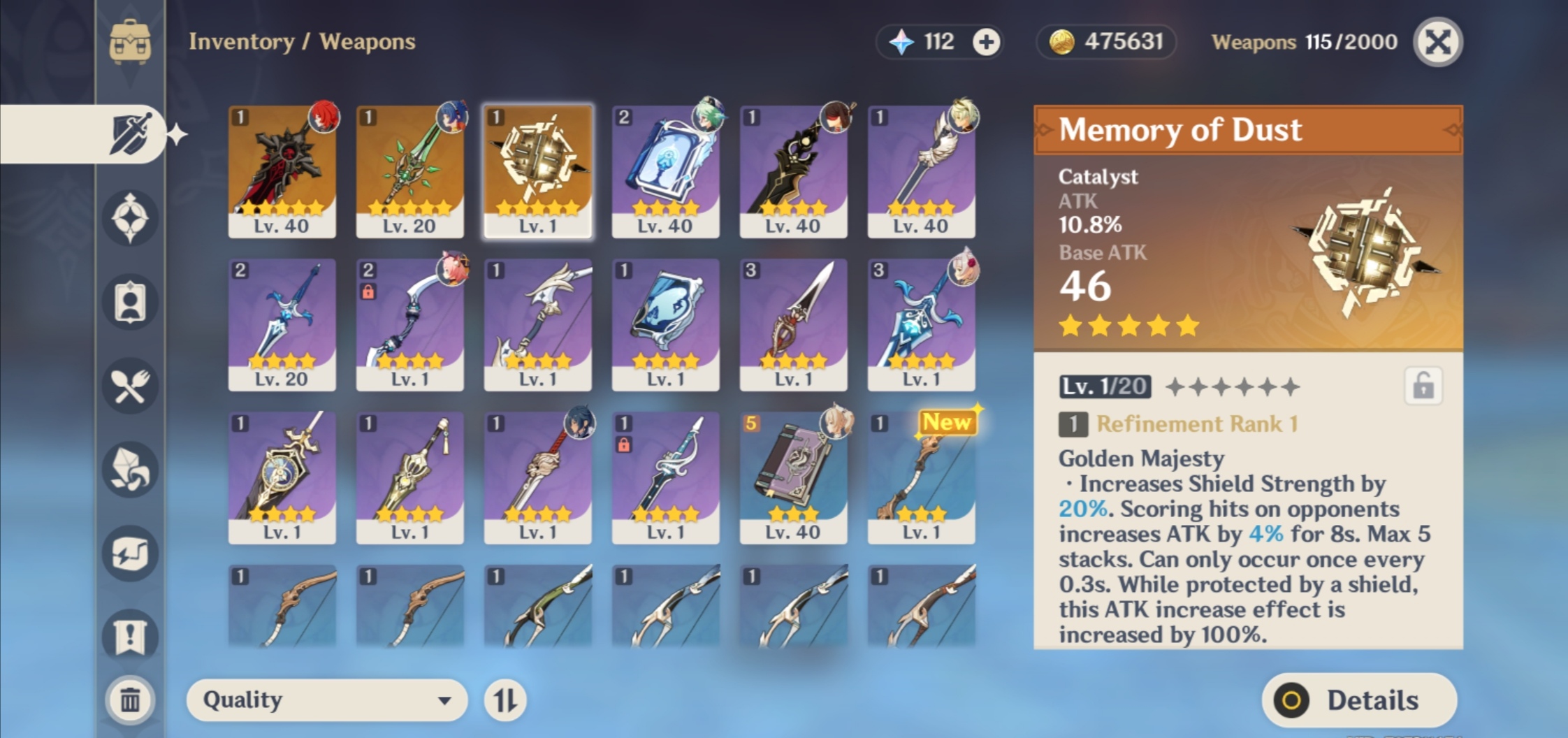 Sold Diluc Wolf Gravestone Primial Jade Memory Of Dust Near Pity Guarantee 90 Epicnpc Marketplace