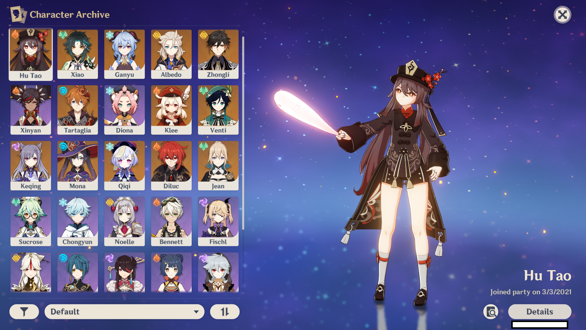 Asia Ar 55 Genshin Account All Characters Incl Hu Tao Childe C6 Jean C2 Epicnpc Marketplace