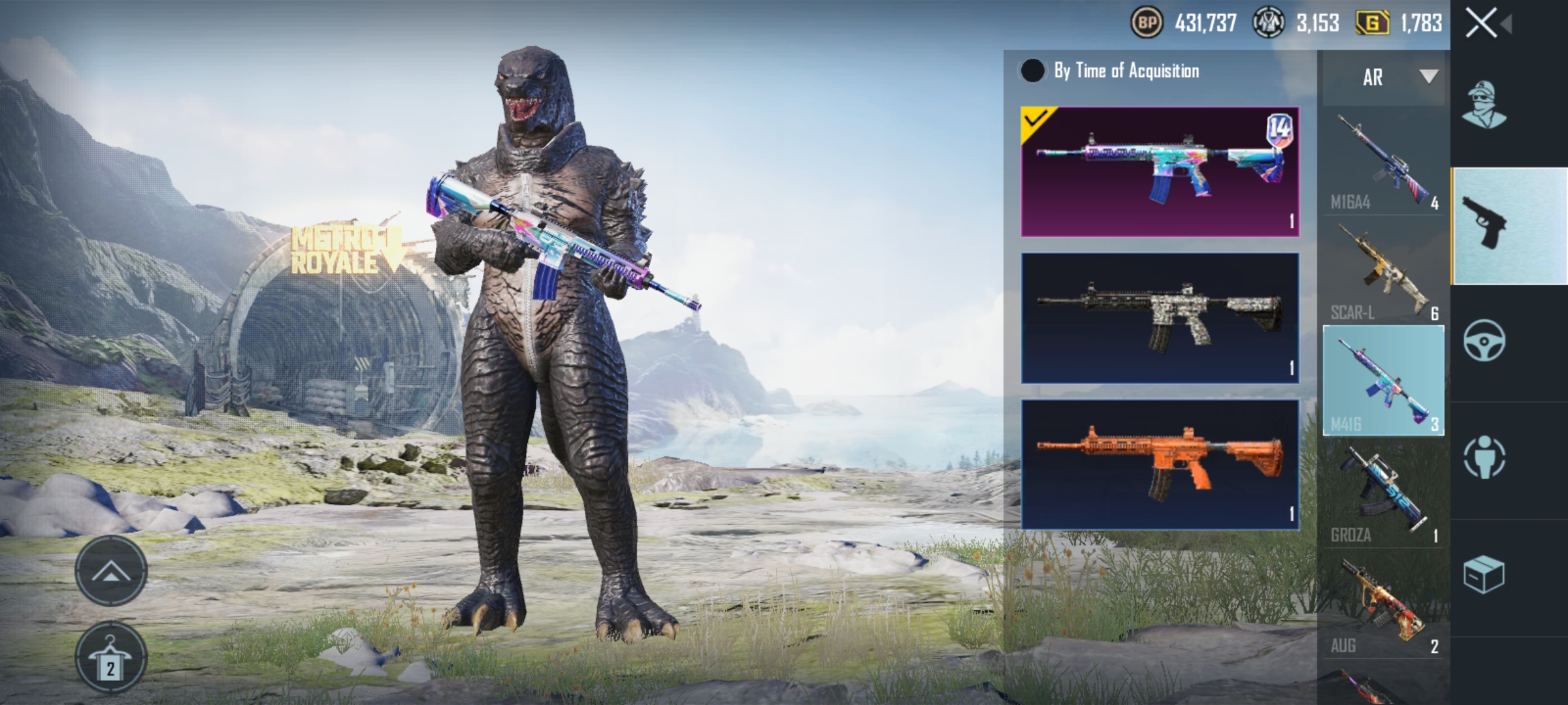 Selling Pubg Mobile Global Rare Joker Godzilla Set Epicnpc Marketplace