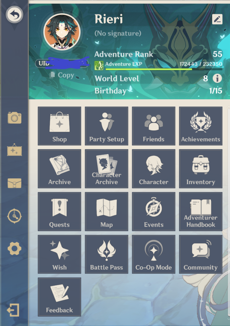 Sold Eu Ar 55 Genshin Impact Account 7 Five Stars Epicnpc Marketplace