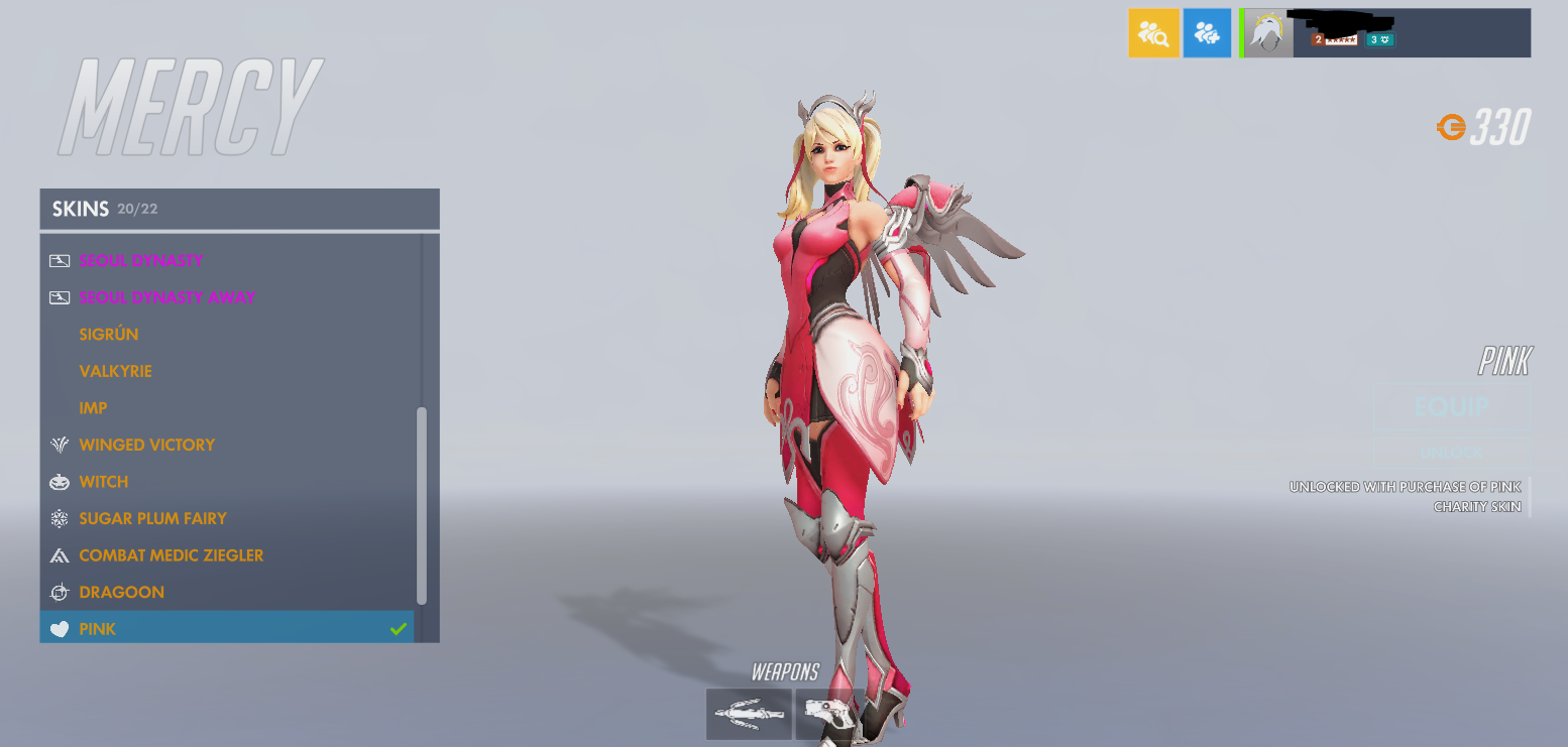 Sold Pink Mercy Kerrigan Widowmaker Echo Owl Skin Pc Epicnpc Marketplace