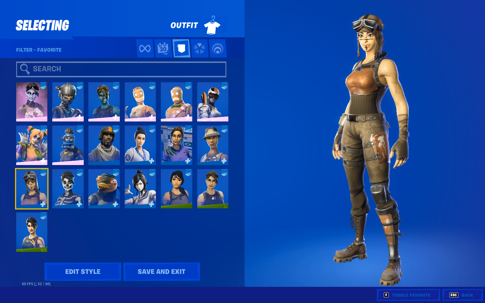 Renegade raider and aerial assault trooper stacked account | EpicNPC