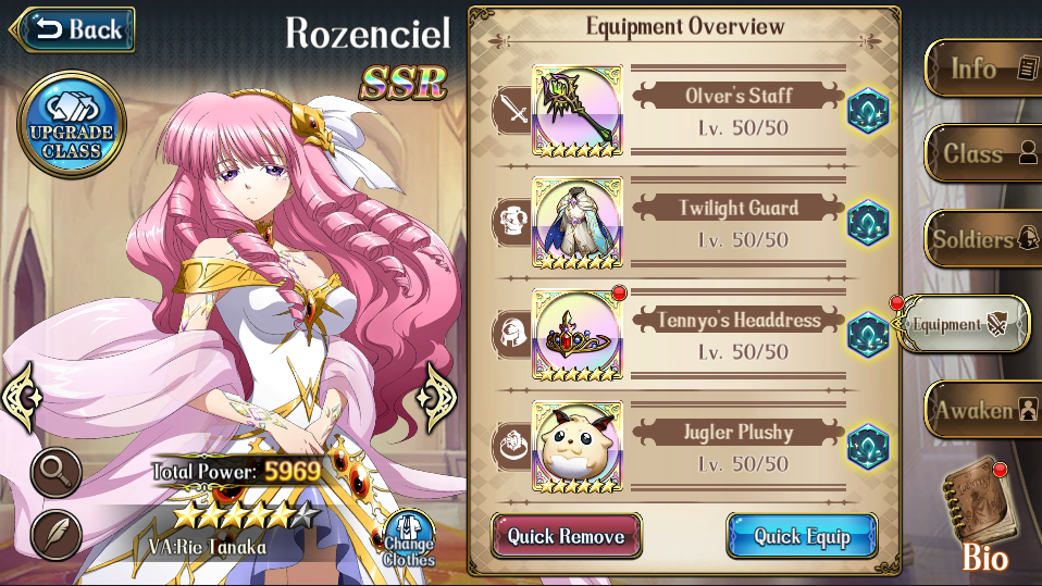 Flower Knight Girl Equipment