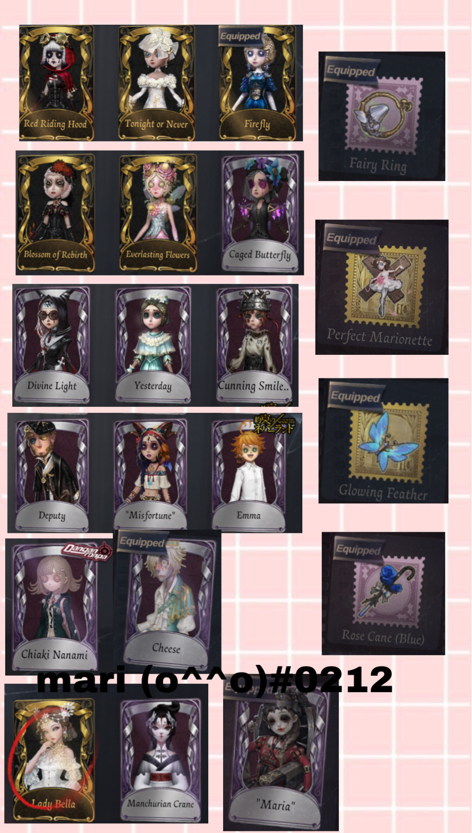 Trading - idv lady bella, firefly, chiaki|| LF: ganyu account or offers ...