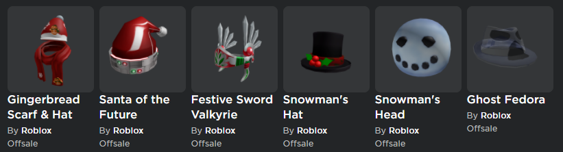 When did the festive valk come out on roblox