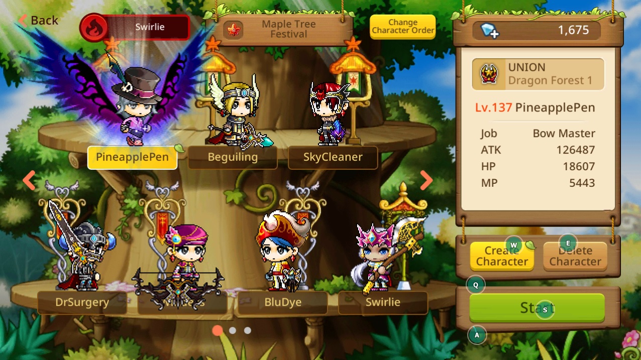 Selling Maplestory M Account Rank 64 Lvl 137 Bow Master 250mil Meso 1675 Crystals Unio Epicnpc Marketplace