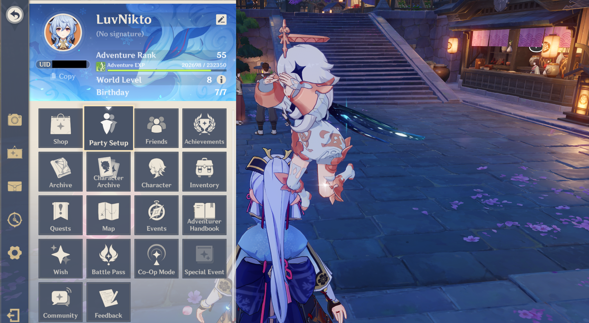 Wts Ar 56 Ayaka Ganyu Zhongli Pjws Eula Qiqi C1 Keqing Epicnpc Marketplace