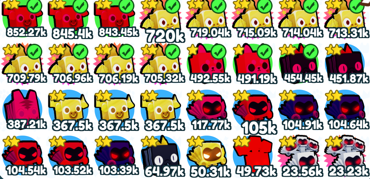 Selling Pet Simulator X ALL pets & diamonds available EpicNPC