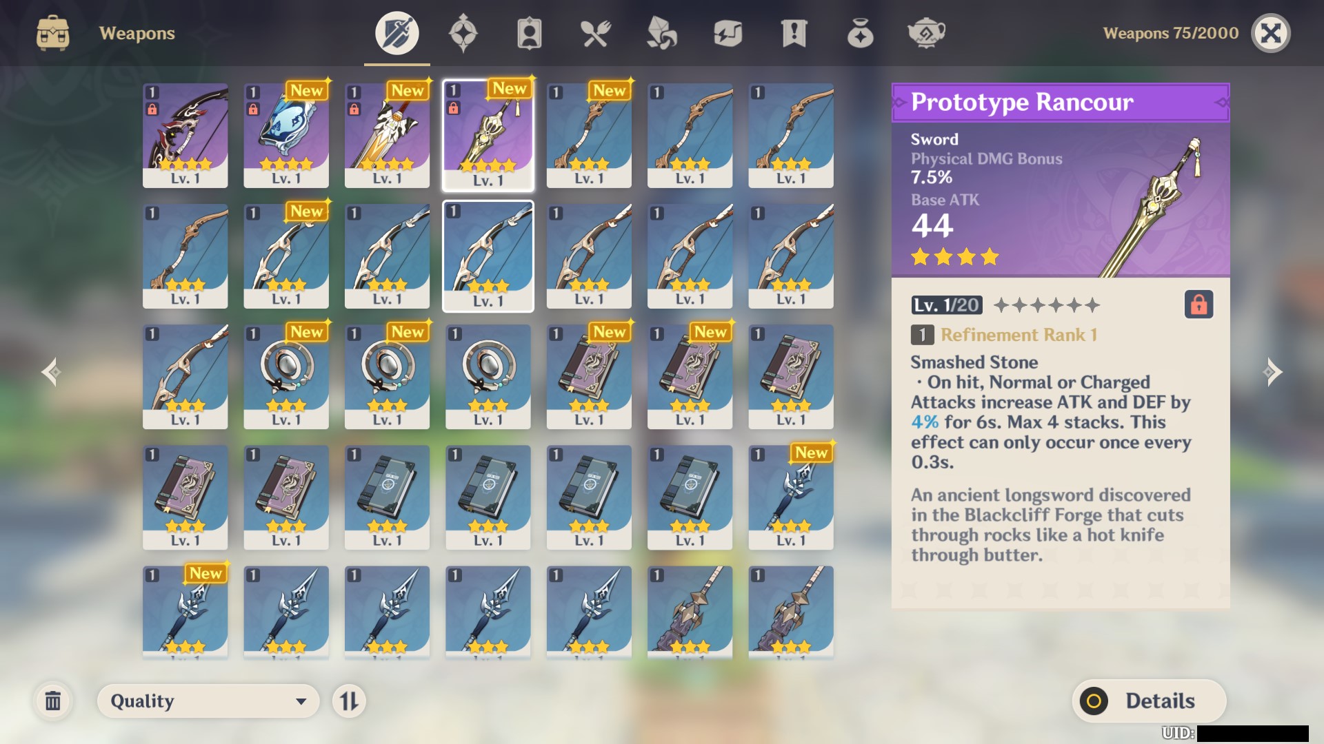 Selling Starter ar10 Hu Tao + QiQi + Pity 40 / Ningguang