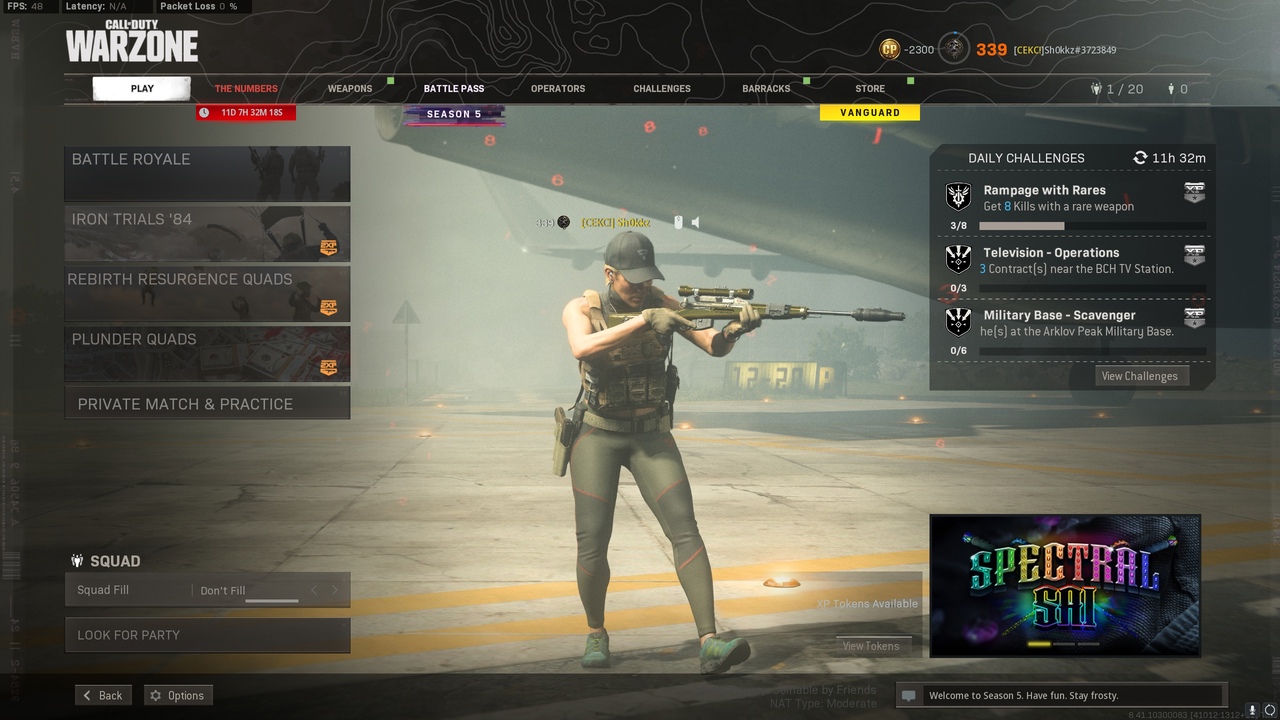 6 K/D Insane COD Warzone account for streamers & pro EpicNPC