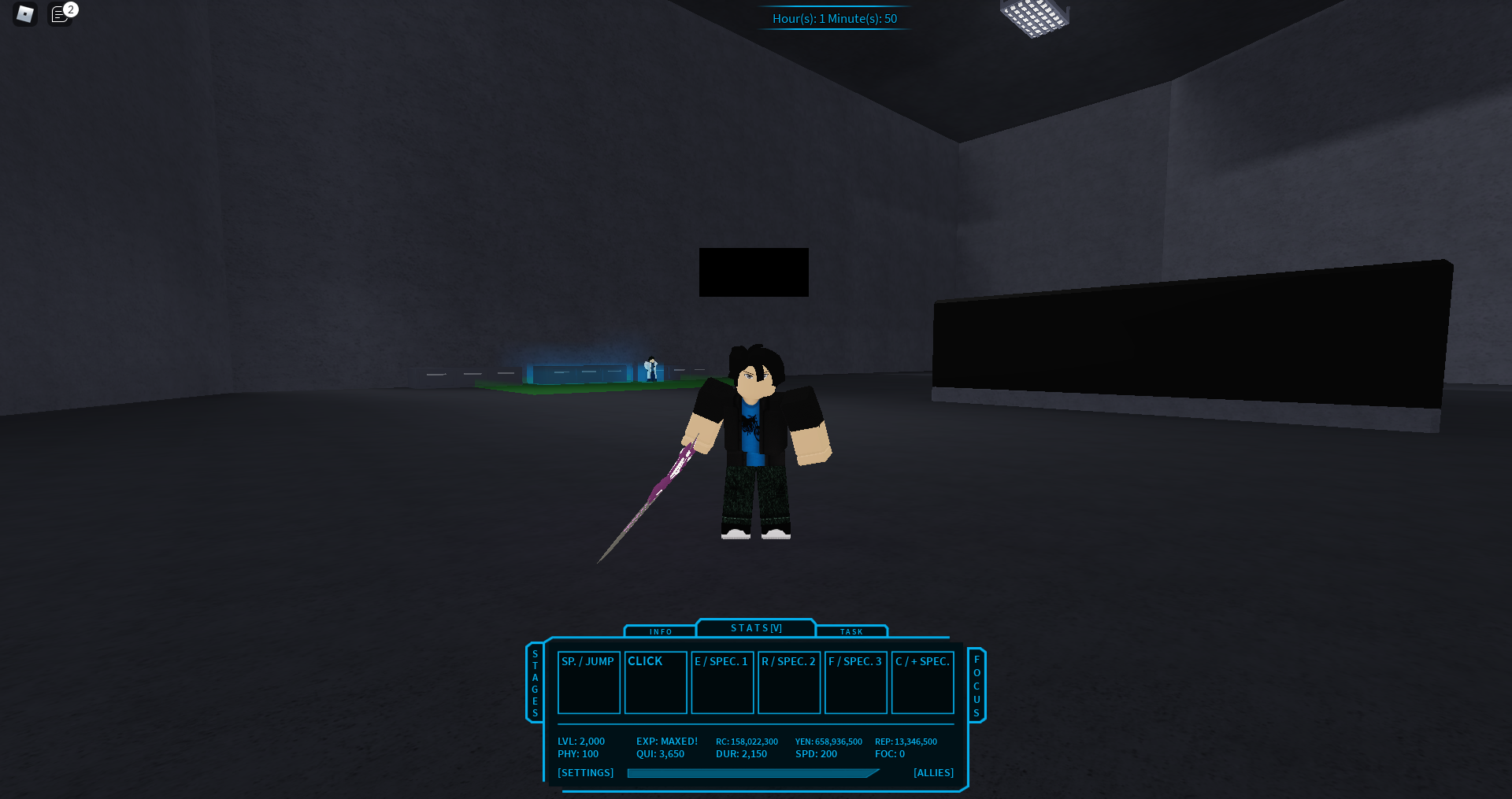 2015 ROBLOX Shindo Life + Ro-Ghoul Account (With all Gamepasses)