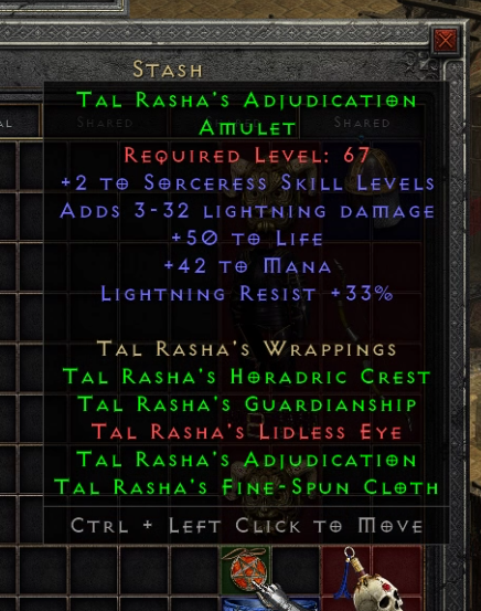 Selling - 4/5 Tal rasha set $50 - EpicNPC