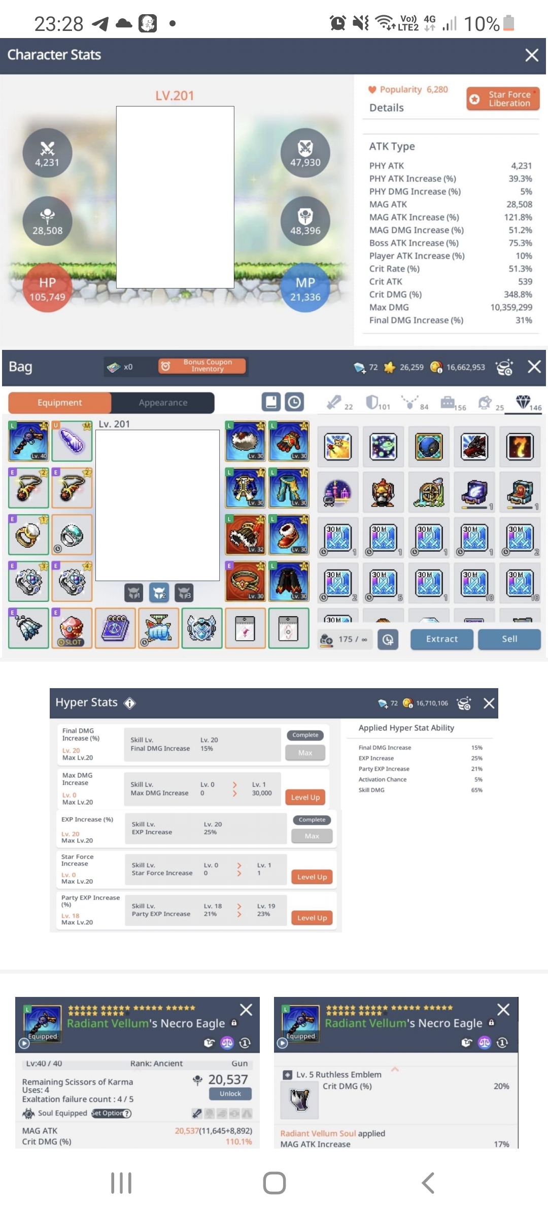 Selling Maplestory M Account 35 Characters All 125 Lvl Above With Main 200 Epicnpc Marketplace