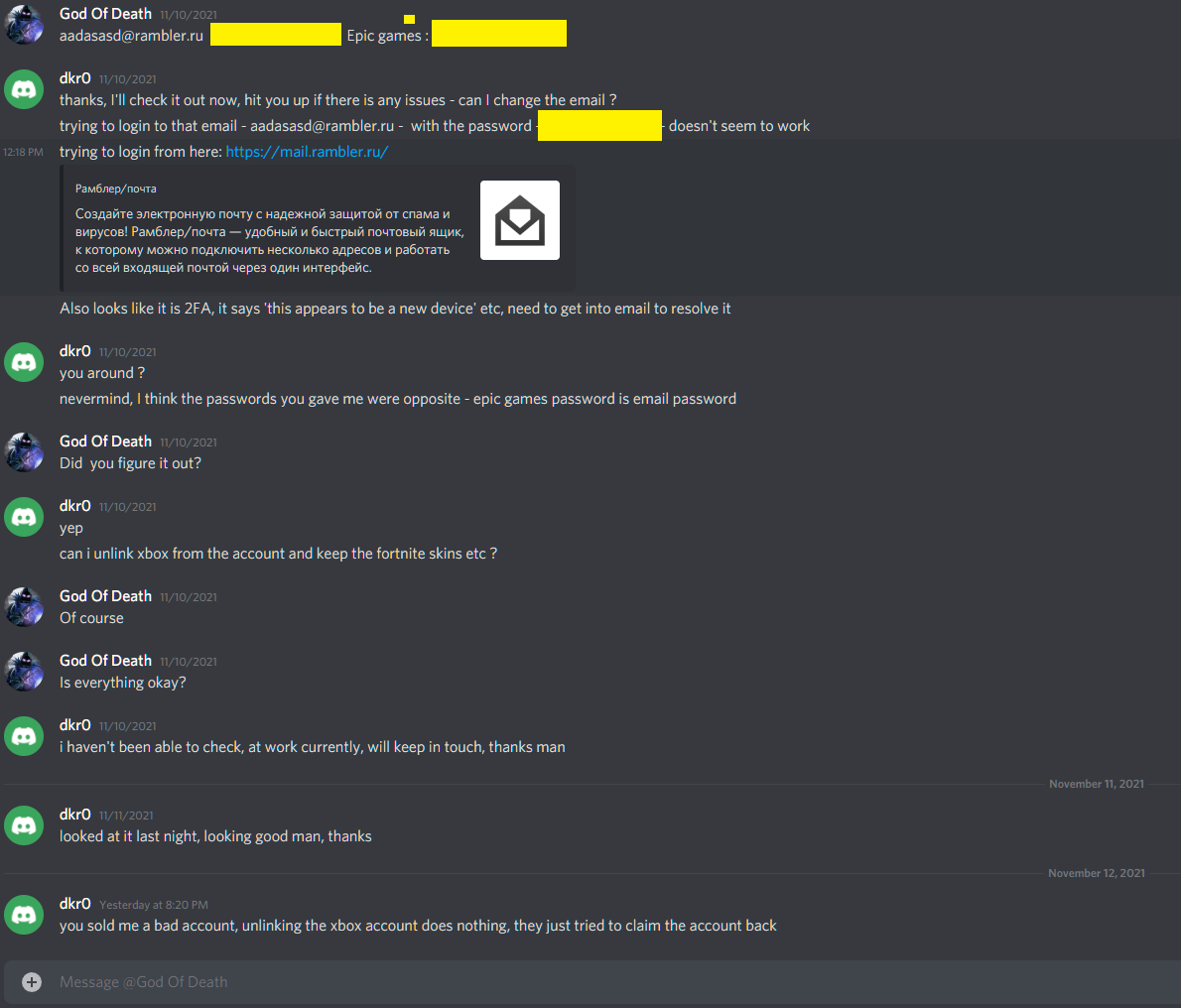 fortnite account recalled | EpicNPC