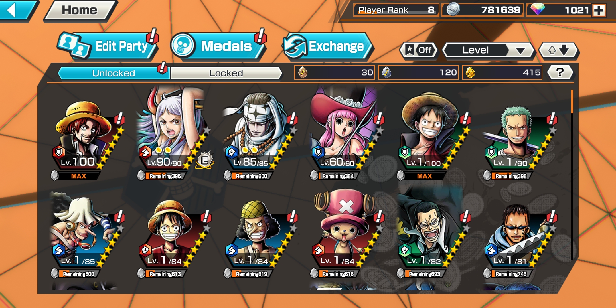 Sold Yamato 90 Pell 85 Oni Luffy 100 Gf 410 Rd 1000 30 Epicnpc Marketplace