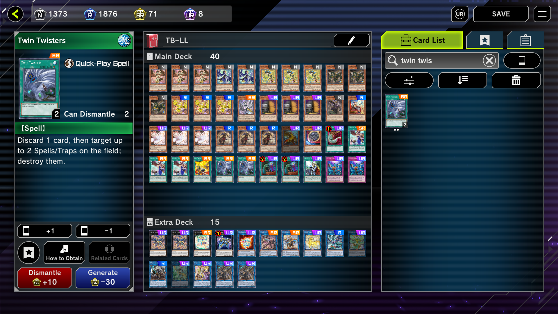 SOLD - Master Duel Waifu Deck Traptrix Madolche Shaddol TB-LL $25 | EpicNPC  Marketplace