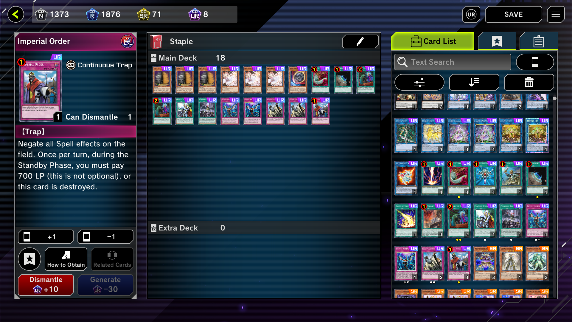 SOLD - Master Duel Waifu Deck Traptrix Madolche Shaddol TB-LL $25 | EpicNPC  Marketplace