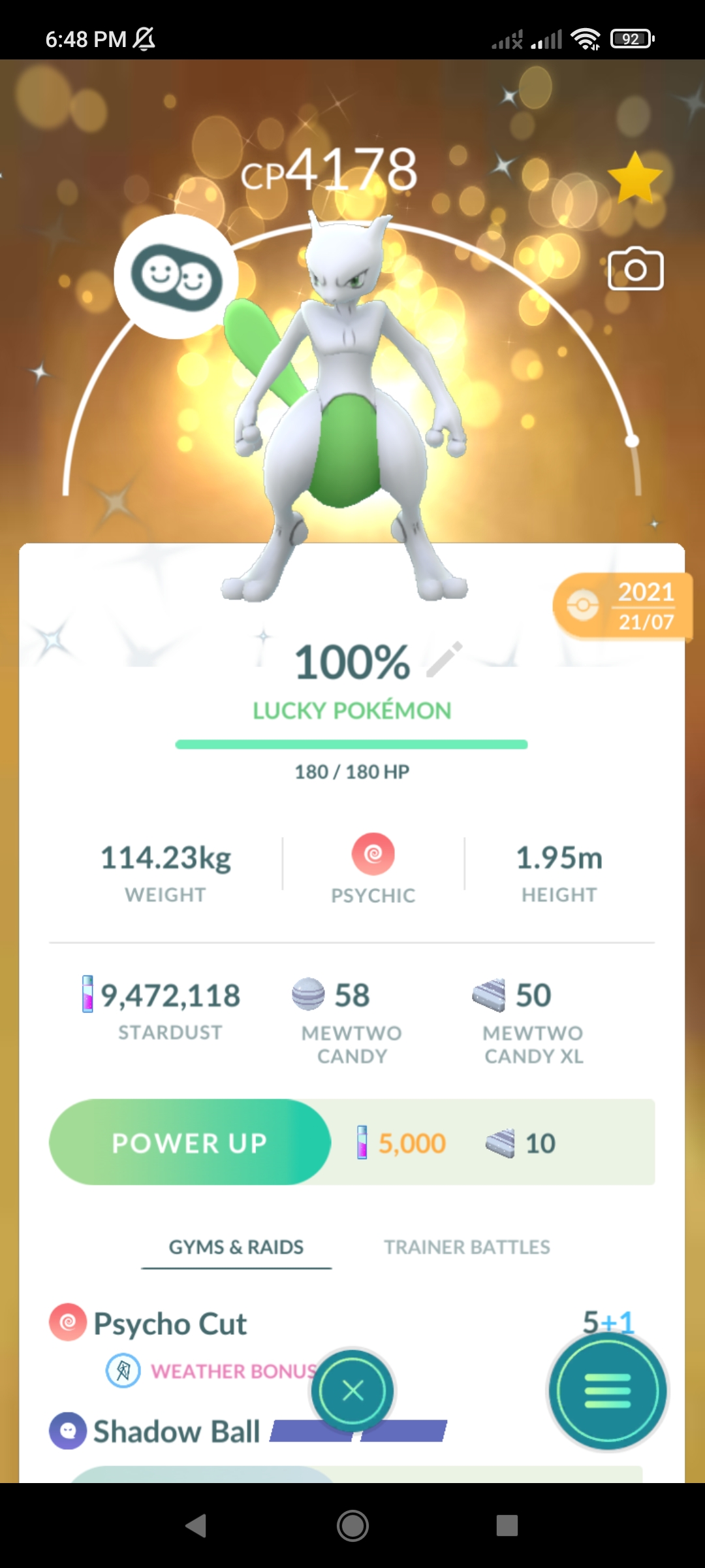 Selling Pokemon Go Level 50 With 100 Iv Shiny Lucky Mewto And Lugia And Many More Epicnpc Marketplace