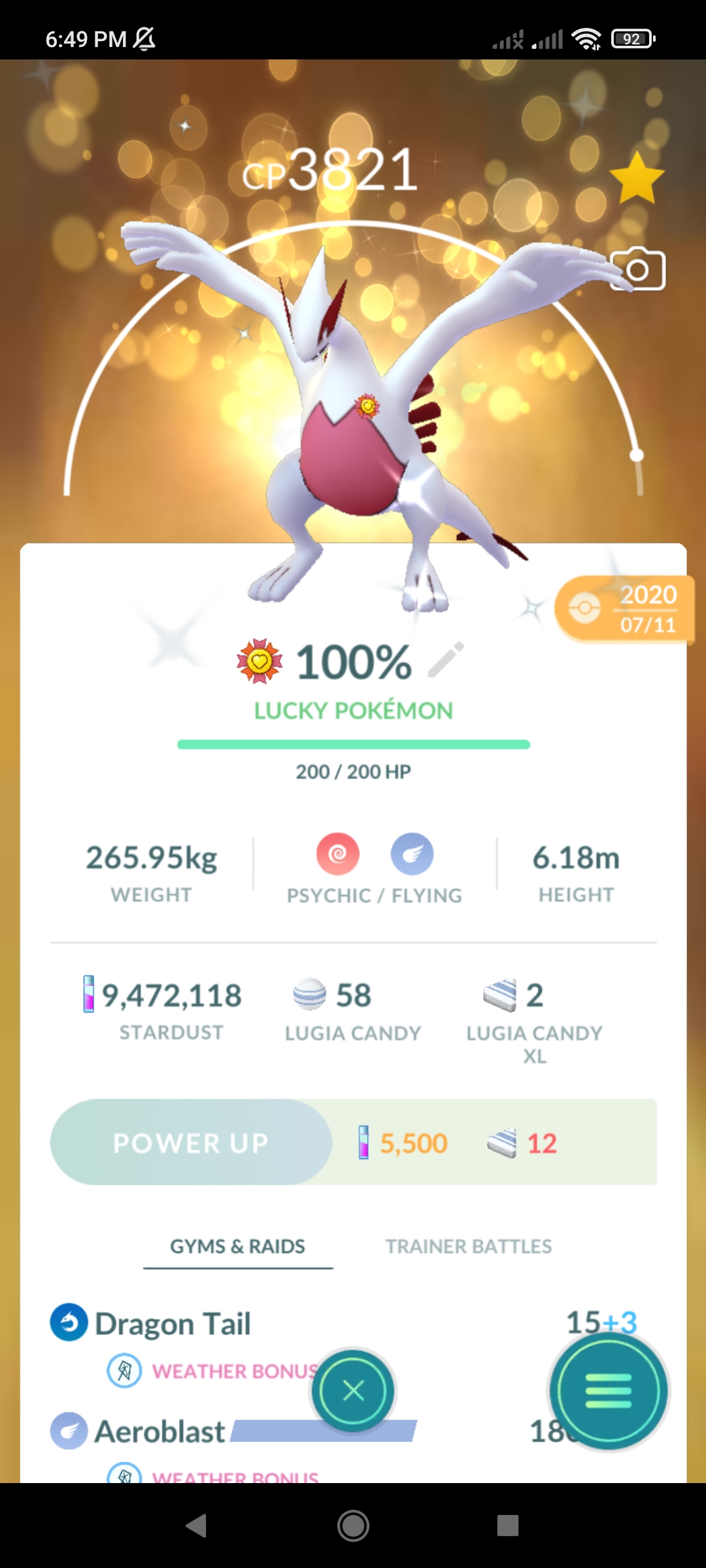 Selling Pokemon Go Level 50 With 100 Iv Shiny Lucky Mewto And Lugia And Many More Epicnpc Marketplace