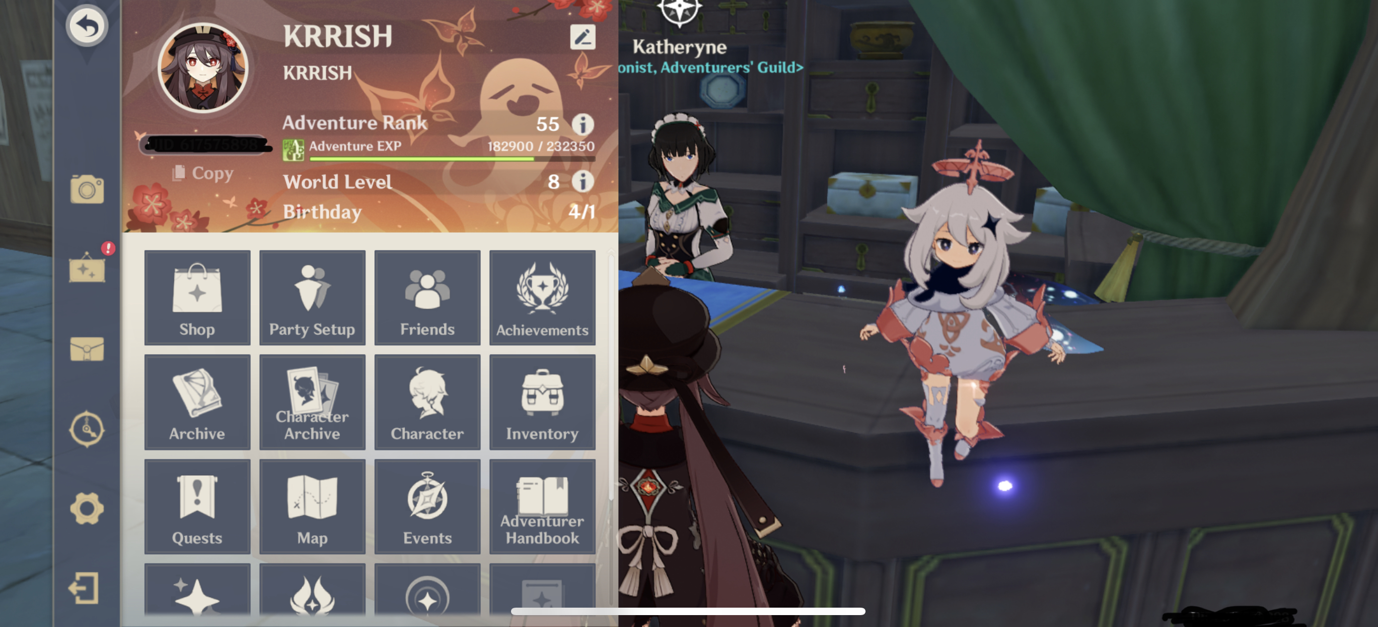 Selling Ar 55 Genshin Impact Account 7 5 Star Epicnpc Marketplace