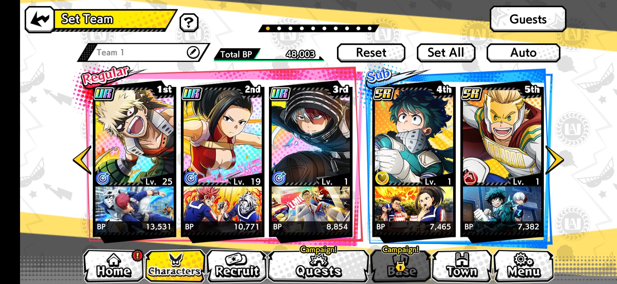Selling Starter UR X3 1Memo Bakugo Momo Whm Todoroki Unlink 