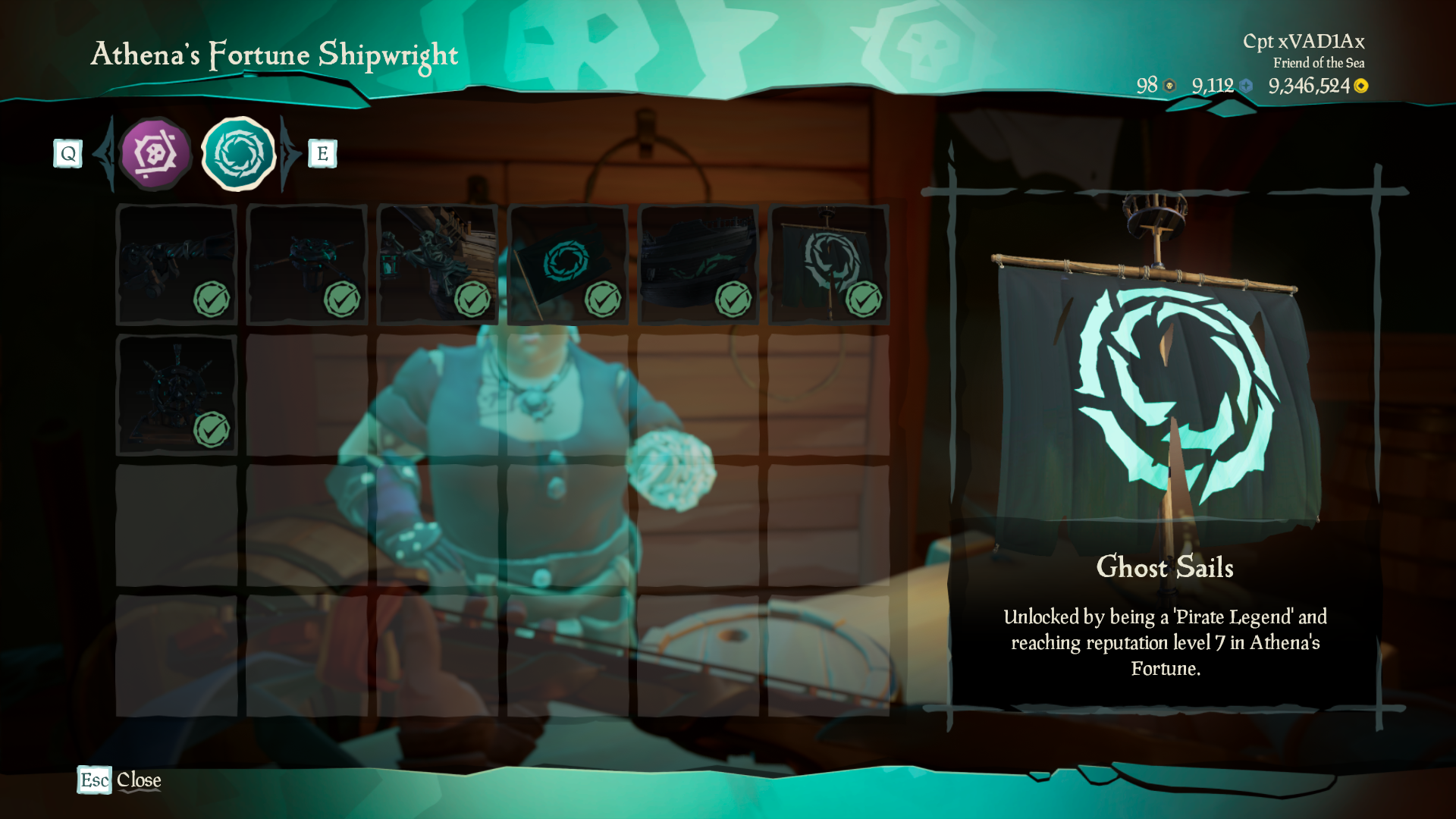 SOLD - 650$ | LSD TSD | Legend of Sea of Thieves | All curses | Full ...