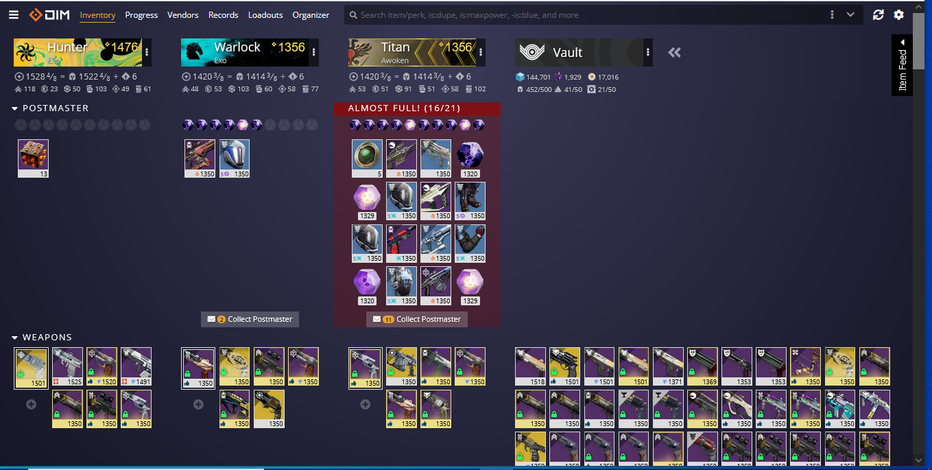 Selling - Extremely Rare Y1 Beta Trials Of The Nine Prestige Ornaments 