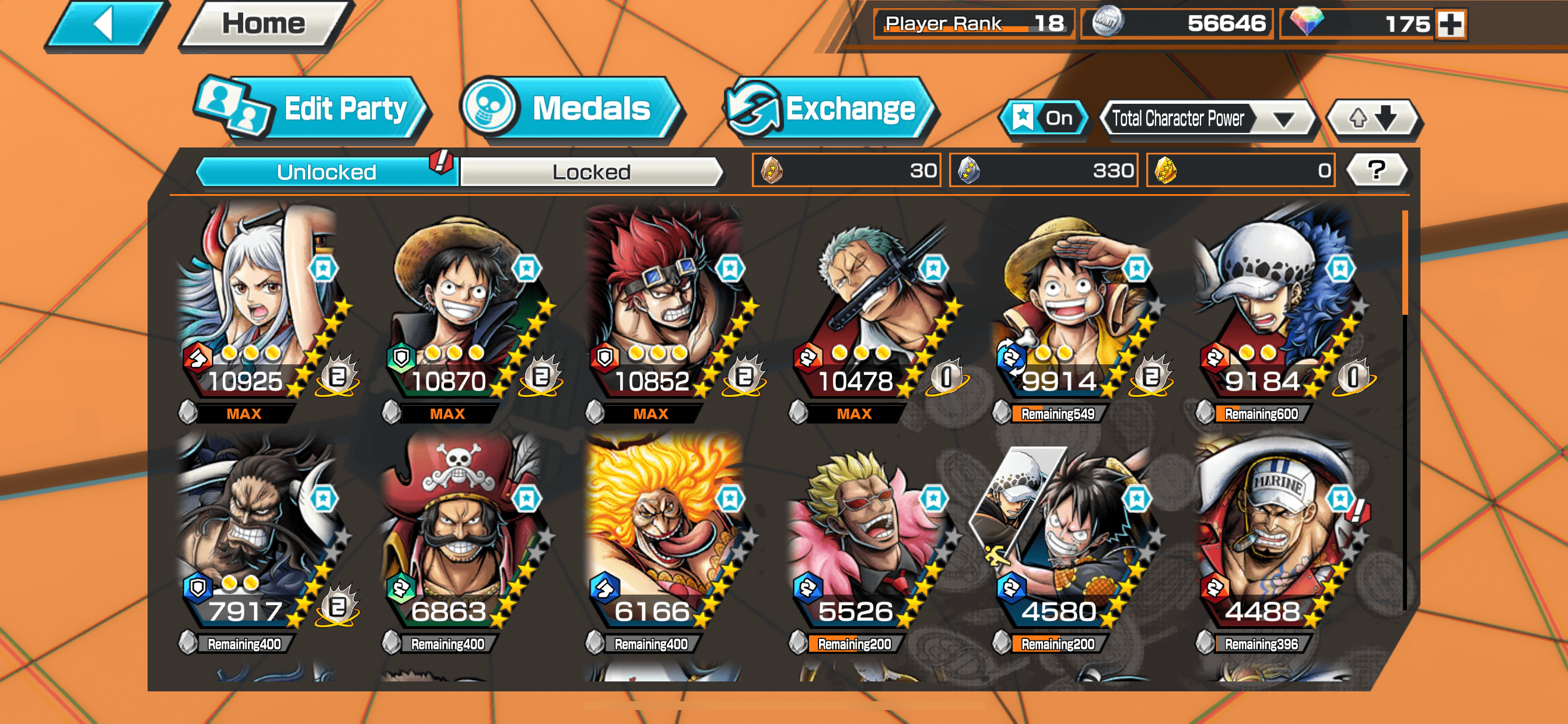 Selling One Piece Bounty Rush 6 Ex Account With 170 Rd Epicnpc Marketplace