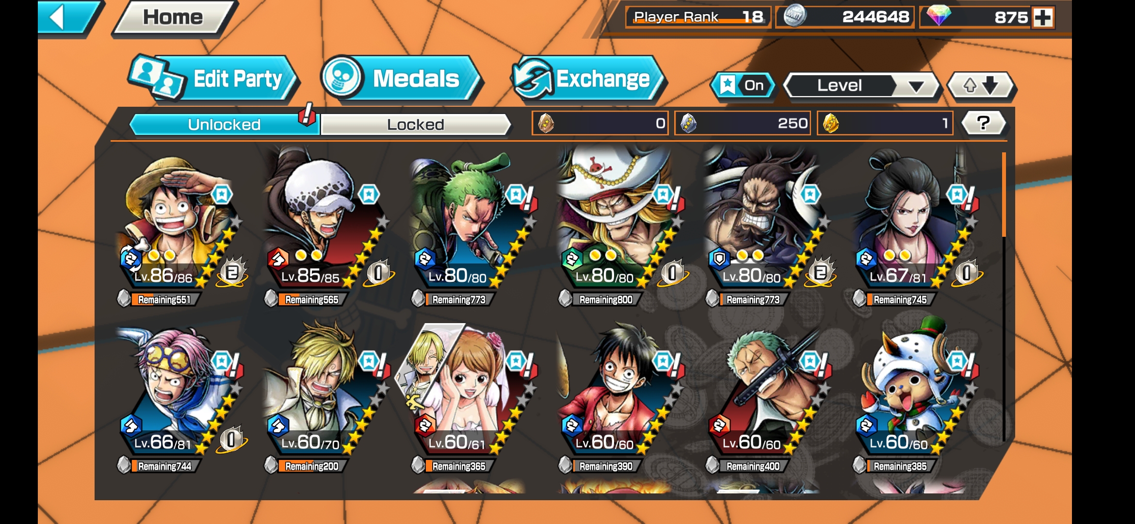 Sold 2 Ex With Gems Ex Luffy 86 Ex Kaido 80 With 870 Rd Android For Only 18 Epicnpc Marketplace