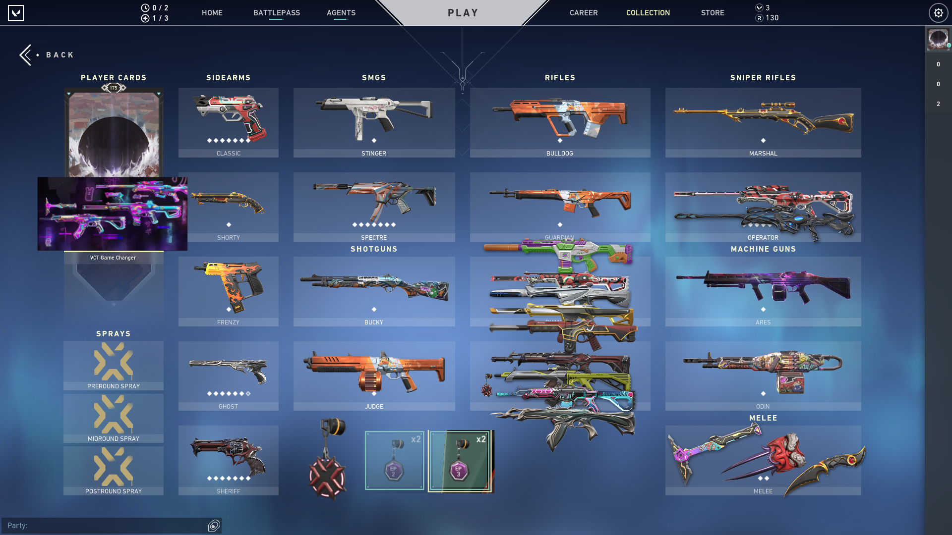 Selling [SEA] VCT game changer account 200 EpicNPC Marketplace