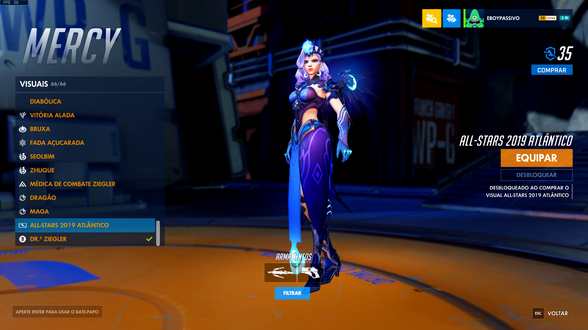 Overwatch account | Atlantic Mercy, Tyrande Symm and Genji Illidan ...