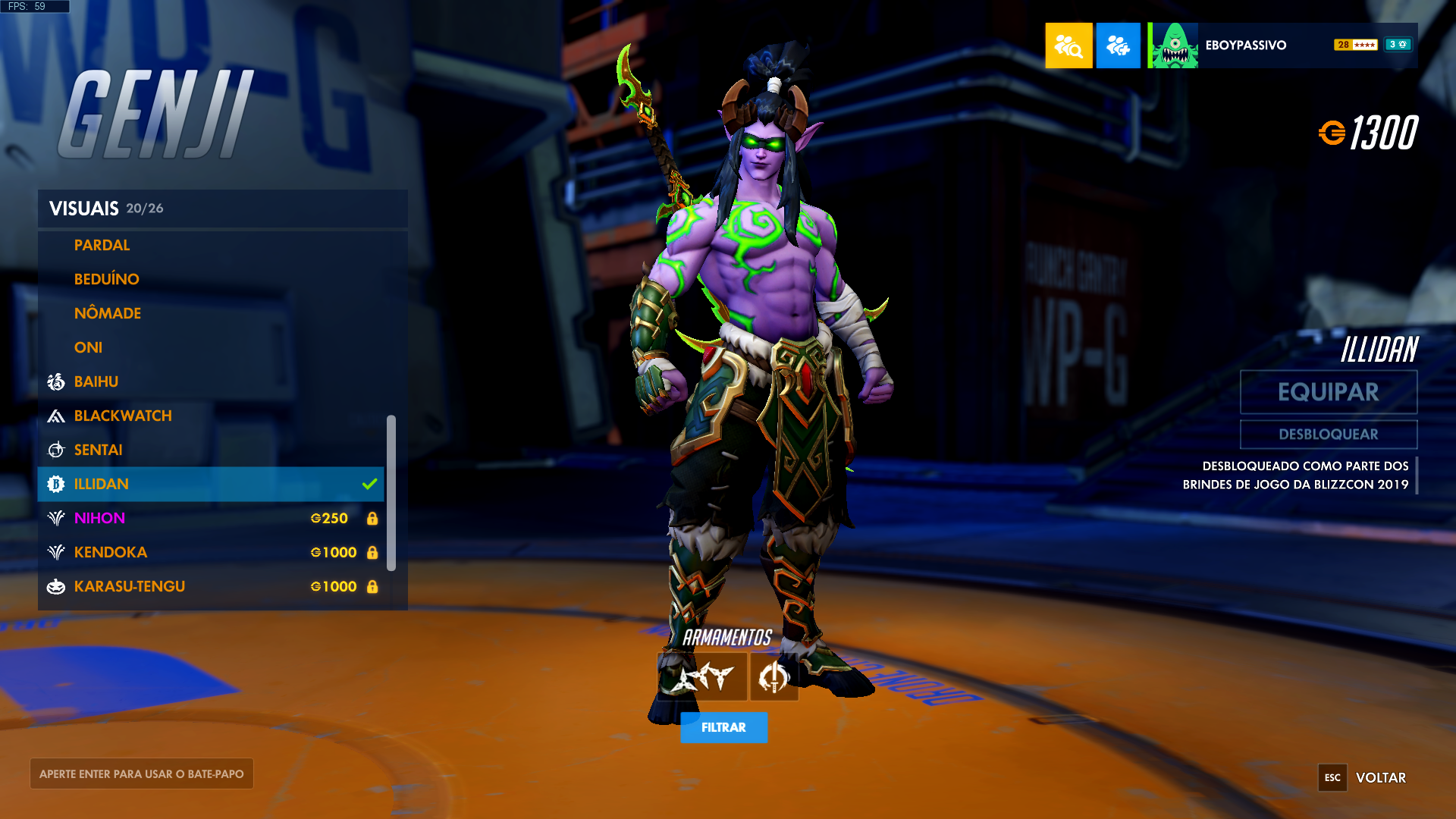 Overwatch account | Atlantic Mercy, Tyrande Symm and Genji Illidan ...