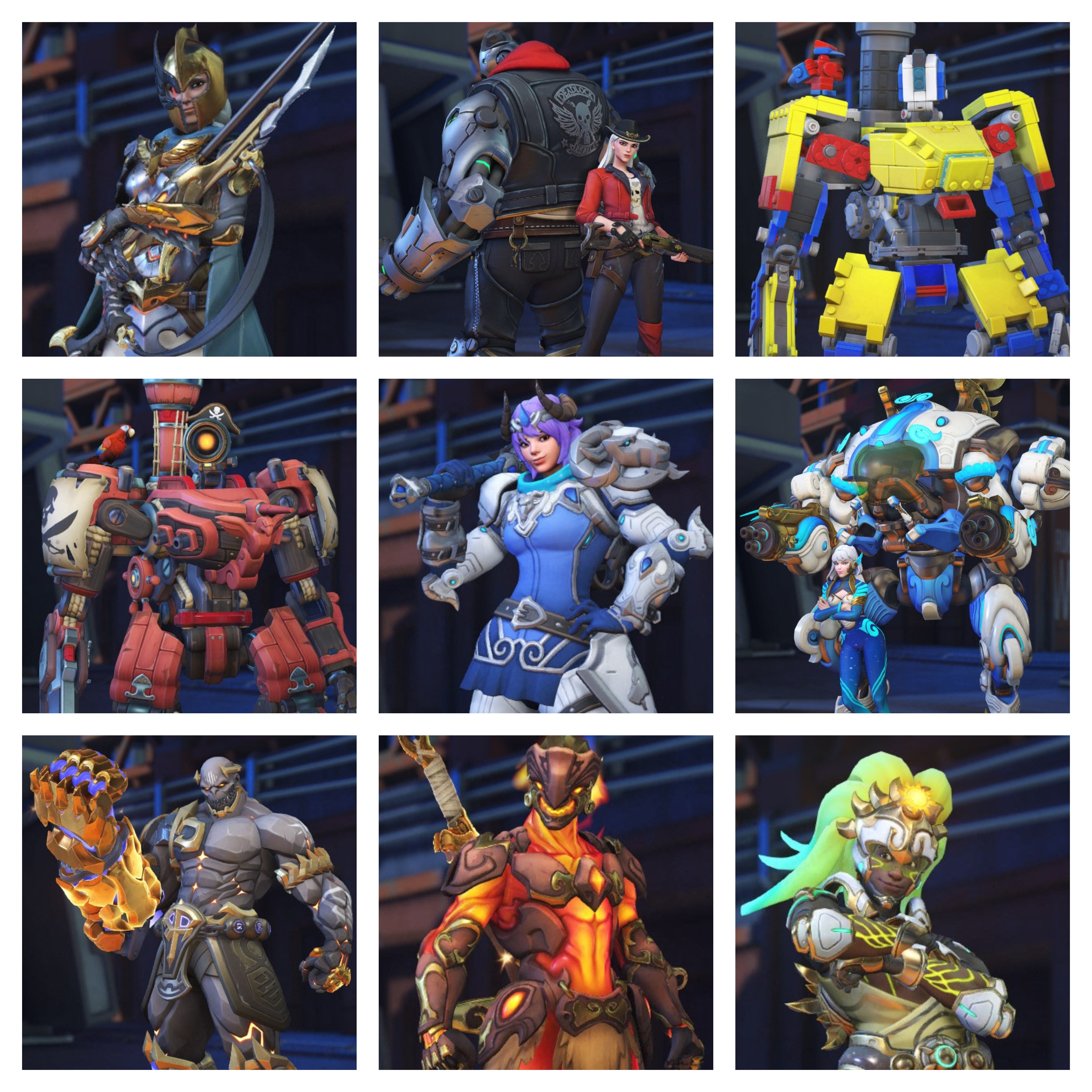 OWL Atlantic and Pacific All-Stars Epic skins : r/OverwatchLeague