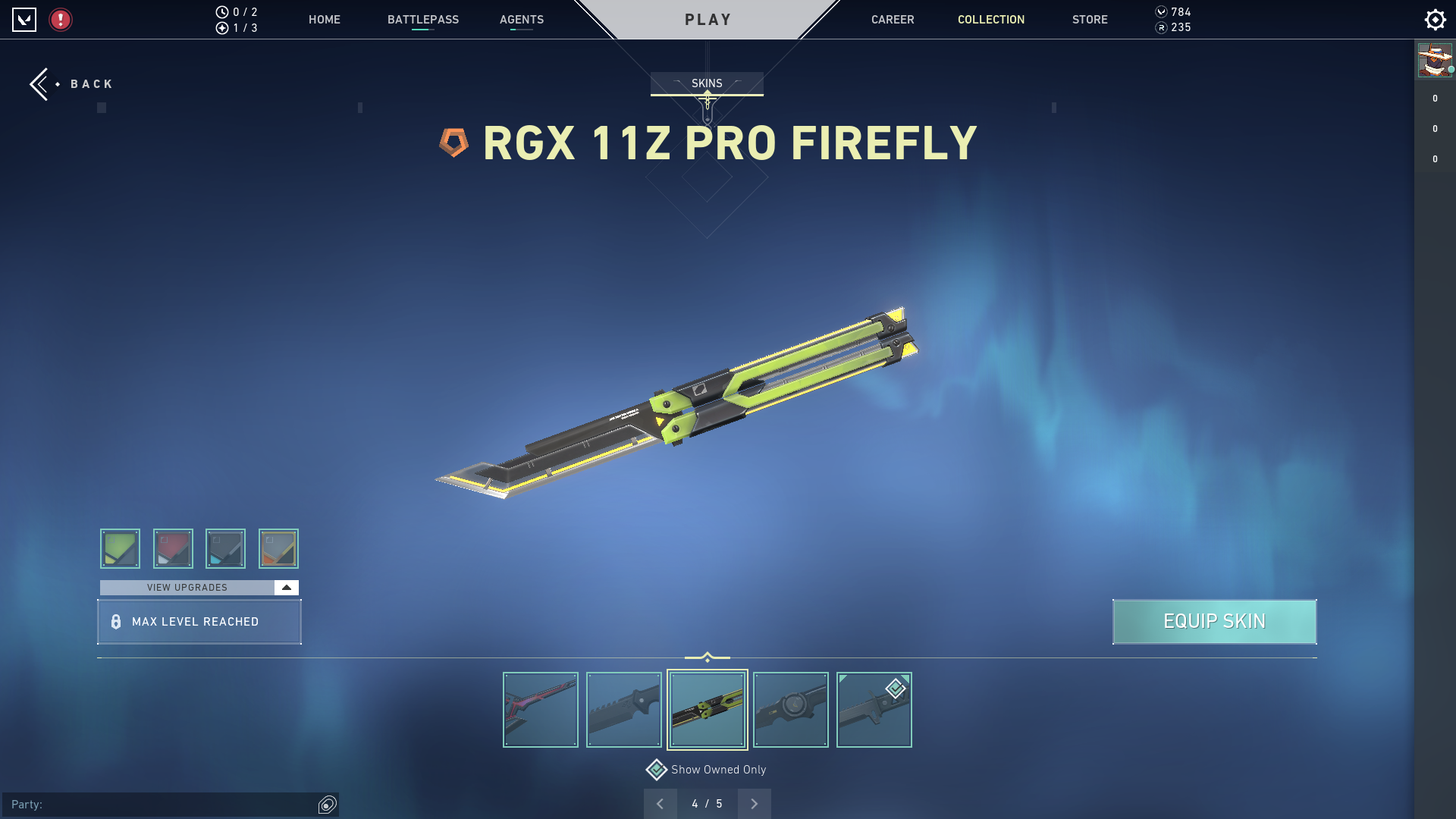 SOLD - Xenohunter Knife+RGX 2.0 Firefly+RGX Vandal+Glitchpop Phantom ...