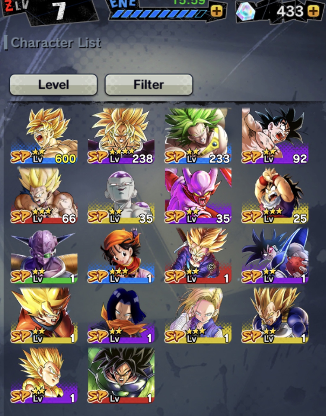 Selling - Starter Account with 4* SS Broly, LSS Broly and SS Bardock ...