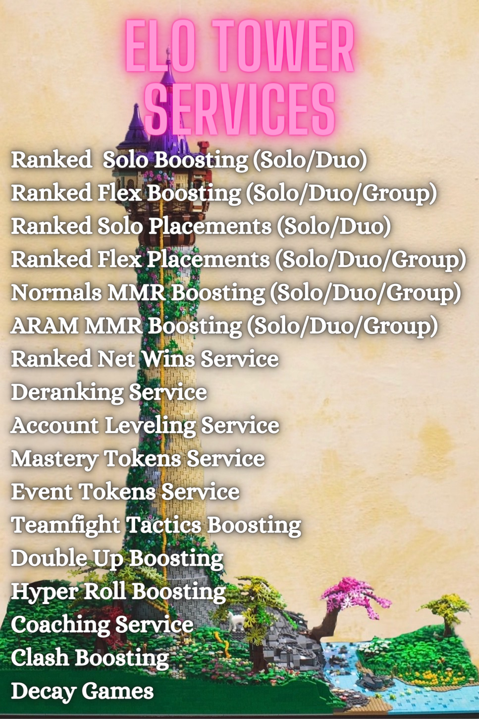 Selling - Elo Tower ✨Preseason Sale - Iron-Challenger Elo Boost - S13  Preorder | EpicNPC Marketplace