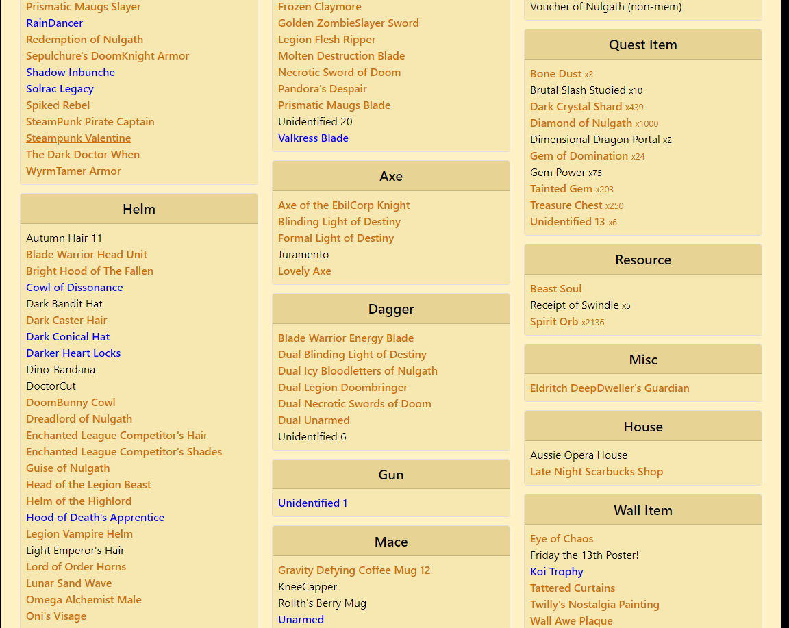 SOLD - 2011 account + SSOT + some good ol rares + 4 letter name ...