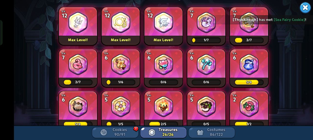 Selling - Hollyberry, PERSONAL, LV 48, 90 cookies, 58K crystals 