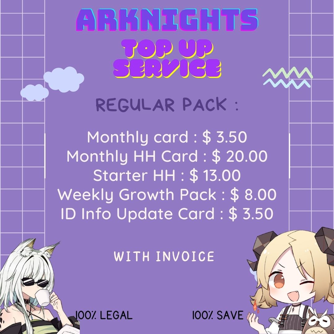 Arknights Id Info Update Card
