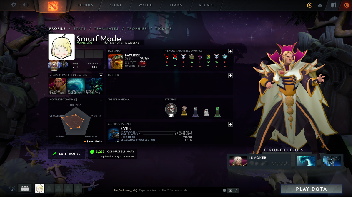 SOLD - 6.5K Solo MMR | Normal Behavior Score (9900) | 100% Safe | EpicNPC  Marketplace