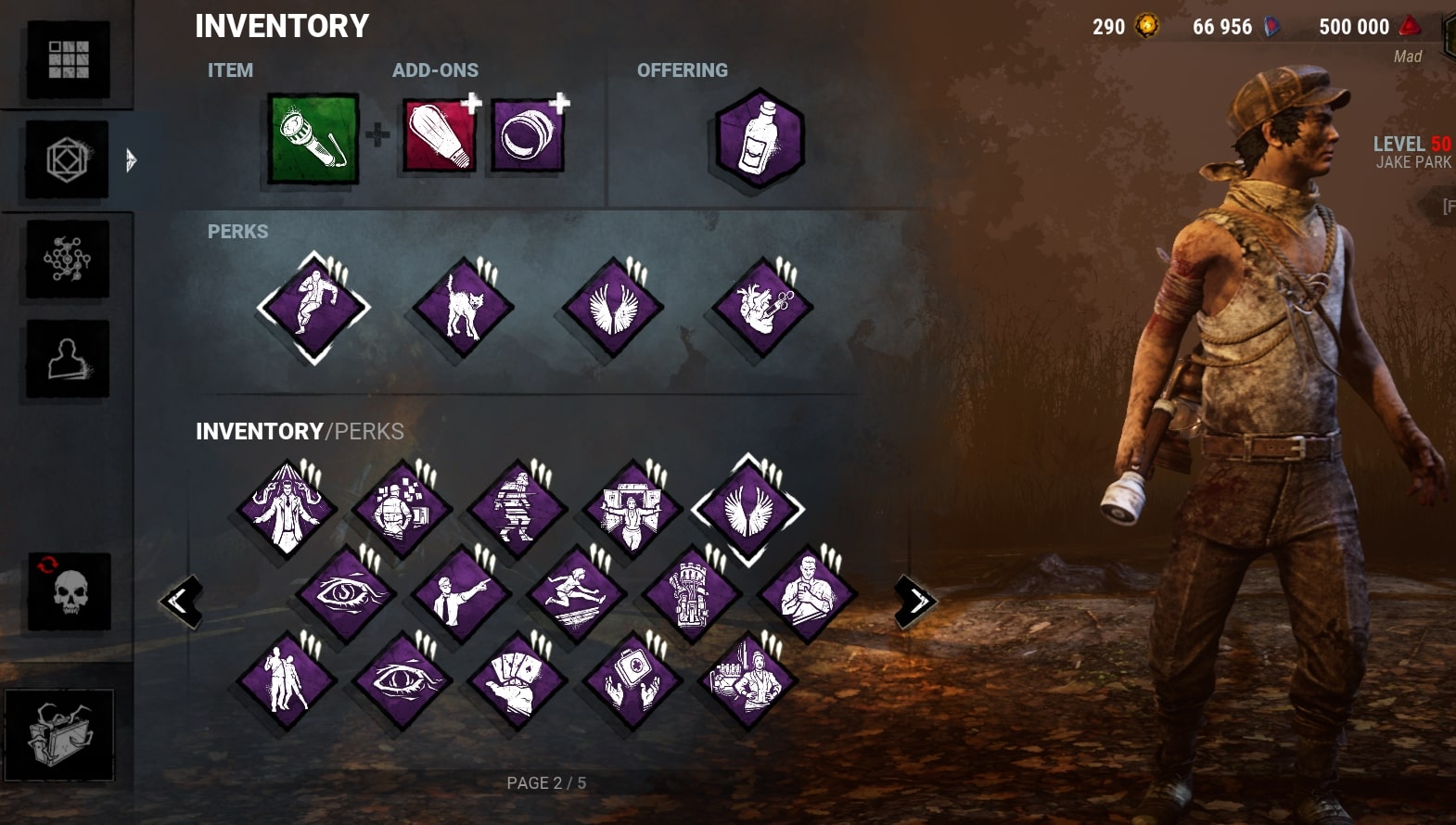 Selling Dead by daylight account with p3 lvl 50 all characters. VERY