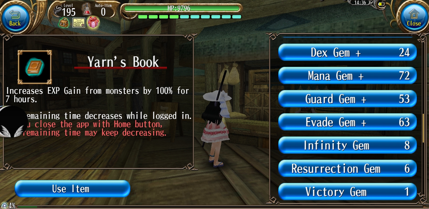 Selling Sell ACCOUNTS Toram online had lots sets and cap lv and special items EpicNPC